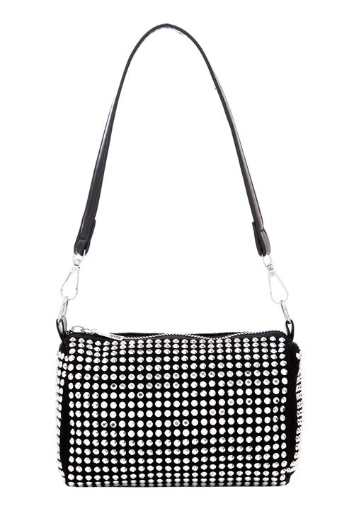 FELIPA Skuldertaske  sort / sølv