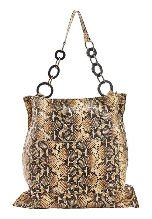 NAEMI Skuldertaske  fersken / sort