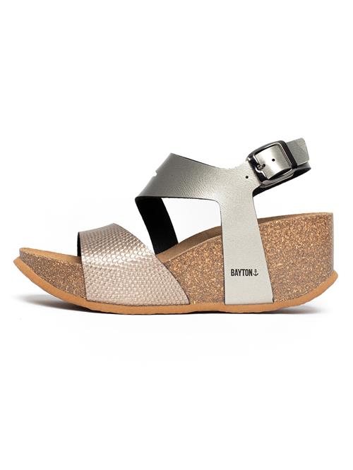 Bayton Sandaler 'Ibiza'  lysebrun / sort / sølv