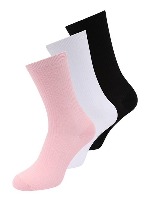 BeckSöndergaard Sokker 'W.6'  lyserød / sort / hvid