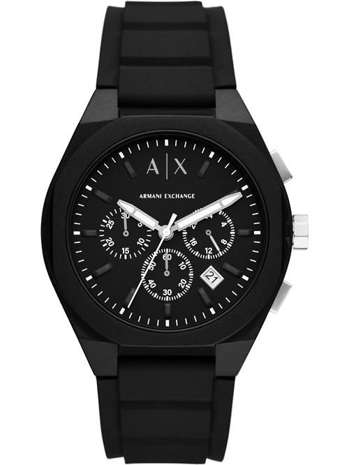 ARMANI EXCHANGE Analogt ur  sort / sølv