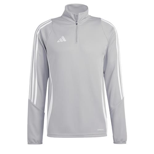 ADIDAS PERFORMANCE Sportsweatshirt 'Tiro 24'  lysegrå / hvid