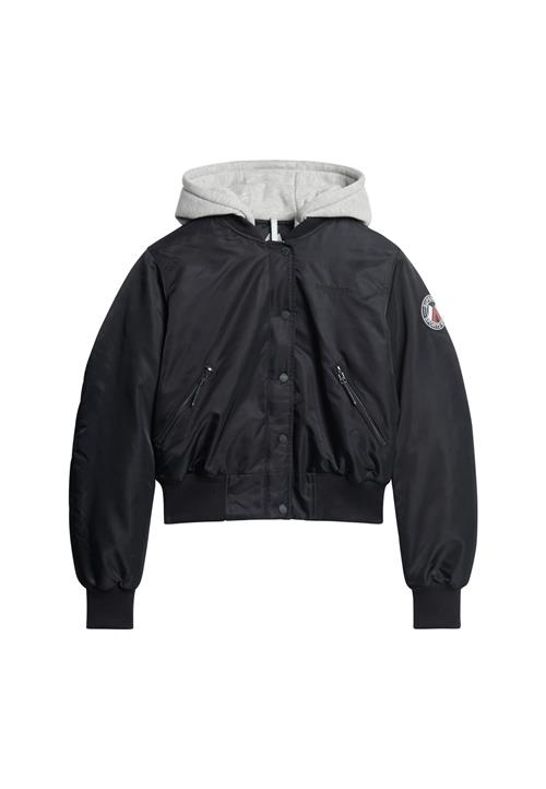 Superdry Overgangsjakke  marin / grå-meleret