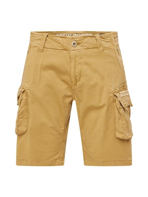 ALPHA INDUSTRIES Cargobukser  khaki / rød