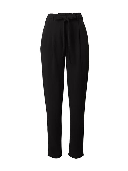 VILA Bukser med lægfolder 'VICLAVA'  sort