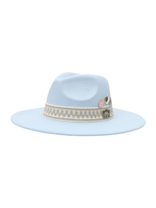 Kamila Šikl Hat 'Ruby'  beige / lyseblå / uldhvid