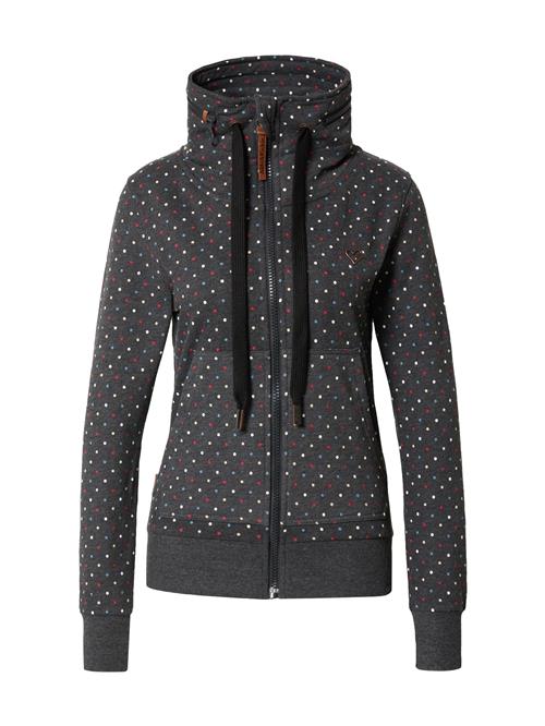 alife & kickin Sweatjakke 'VivianAK'  creme / lyseblå / mørkegrå / brandrød / hvid