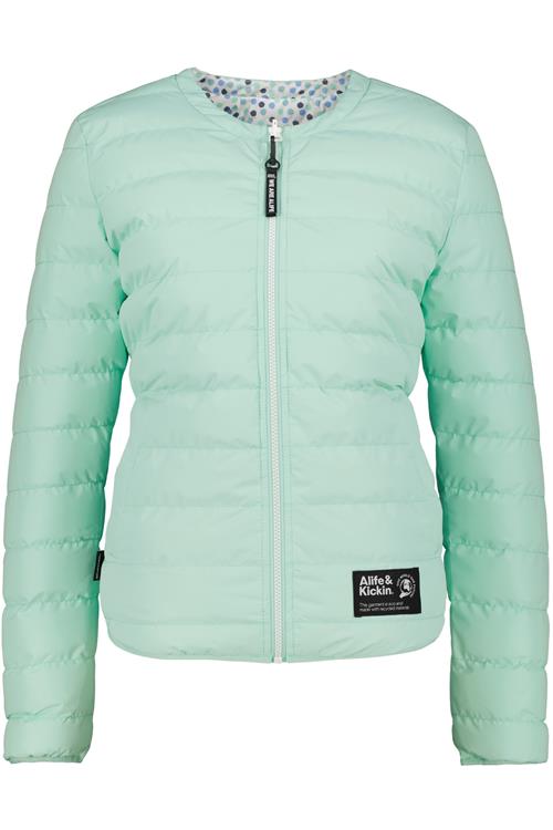 alife & kickin Overgangsjakke 'NovaAK'  mint / sort / uldhvid