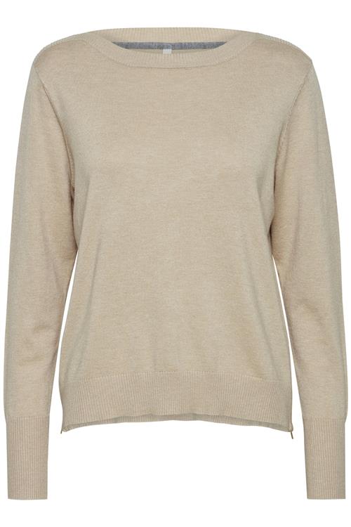 PULZ Jeans Pullover 'SARA'  beige