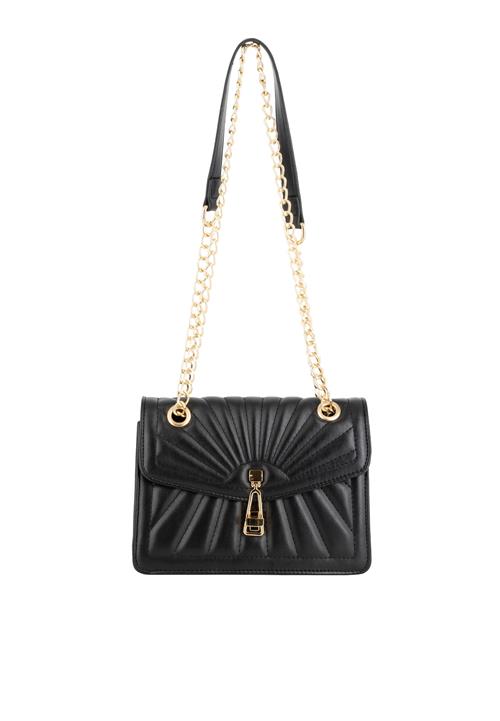 faina Skuldertaske  guld / sort