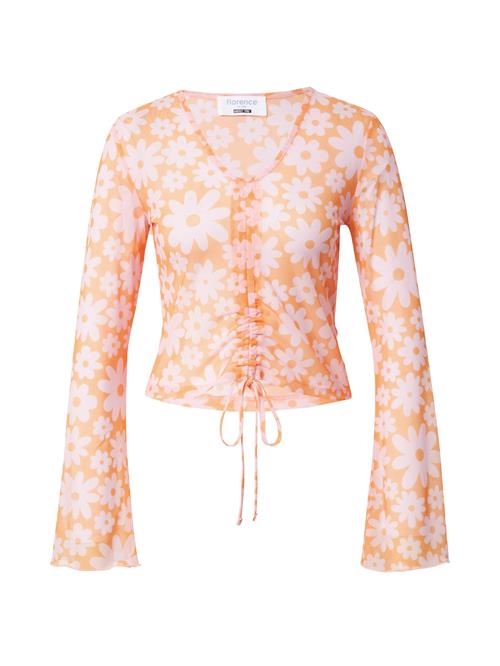florence by mills exclusive for ABOUT YOU Shirts 'Foggy'  orange / hvid