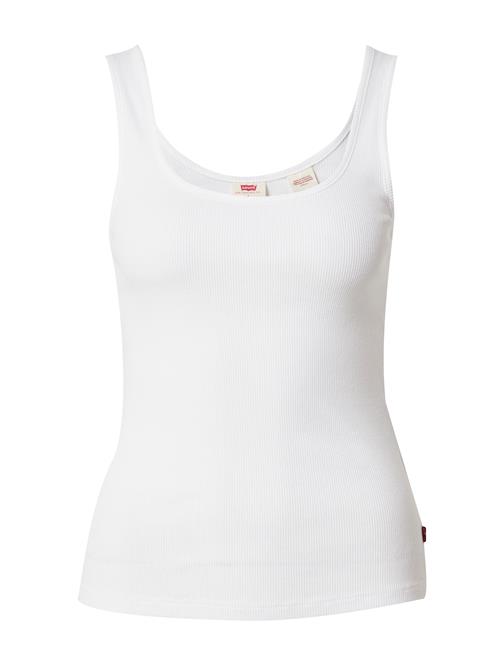 LEVI'S ® Overdel 'Essential Rib Tank Top'  rød / naturhvid
