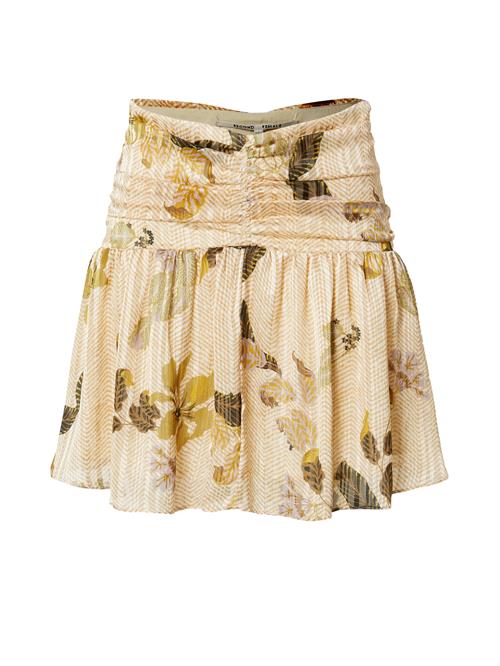 SECOND FEMALE Nederdel 'Brezza'  beige / sennep / siv / hvid