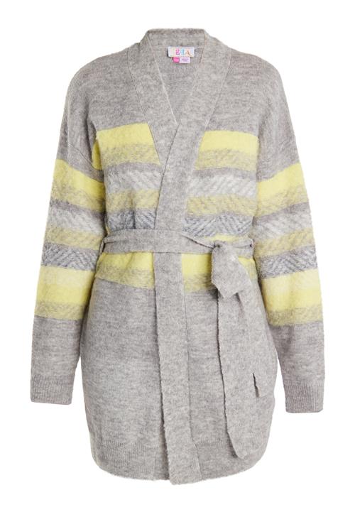 IZIA Cardigan  gul / grå-meleret