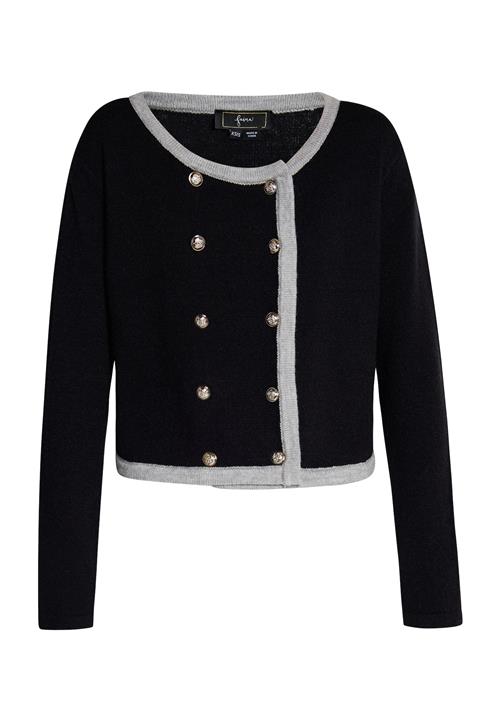 faina Cardigan  grå / sort