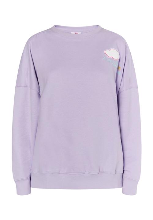 MYMO Sweatshirt 'Keepsudry'  gul / pastellilla / pink / hvid