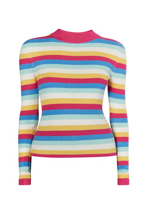 MYMO Pullover 'Biany'  blå / mint / pink / hvid