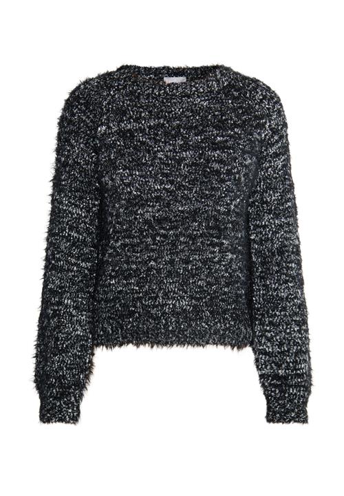 Usha Pullover 'Lurea'  grå / sort-meleret / hvid