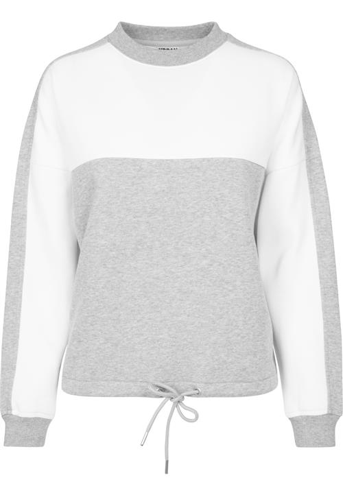 Urban Classics Sweatshirt  grå / hvid