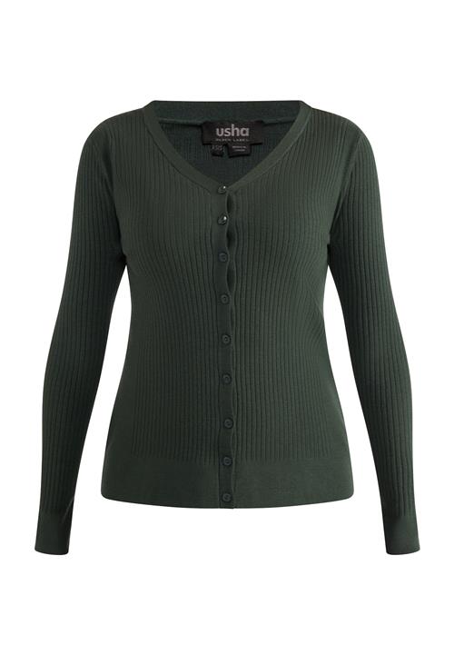 usha BLACK LABEL Cardigan  mørkegrøn