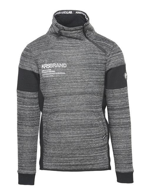 KOROSHI Sweatshirt  grå / sort / hvid