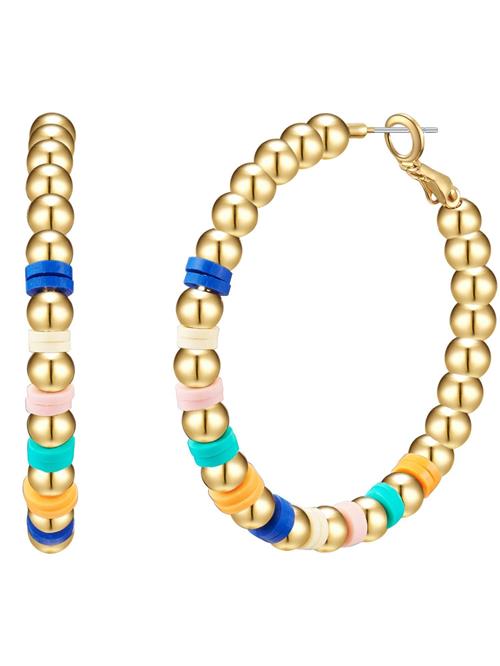 Yokoamii Øreringe  blå / gylden gul / grøn / orange