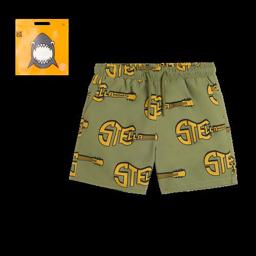 Stella McCartney Kids Badeshorts Azzurro Multicolor  Azzurro/Multicolor-3 Y  Grøn  3 år  mand