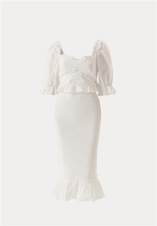 Bubbleroom Occasion Bustier Smock Ankle Dress