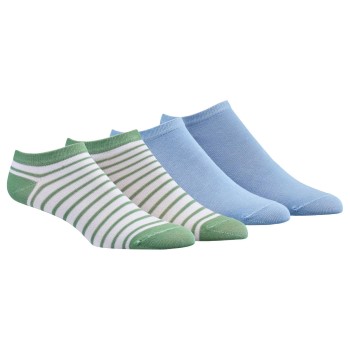 Damella Strømper 4P Ankle Socks Blå/Grøn Str 39/42 Dame