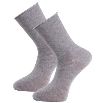 Trofé Trofe Bamboo Loose Socks Strømper 3P Grå Str 35/38 Dame