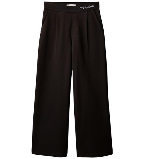 Calvin Klein Bukser - Wide Leg - Black