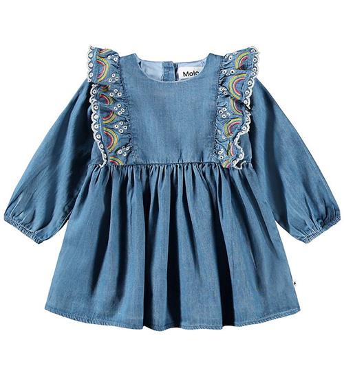 Molo Kjole - Denim - Carlene - Wonder Rainbow