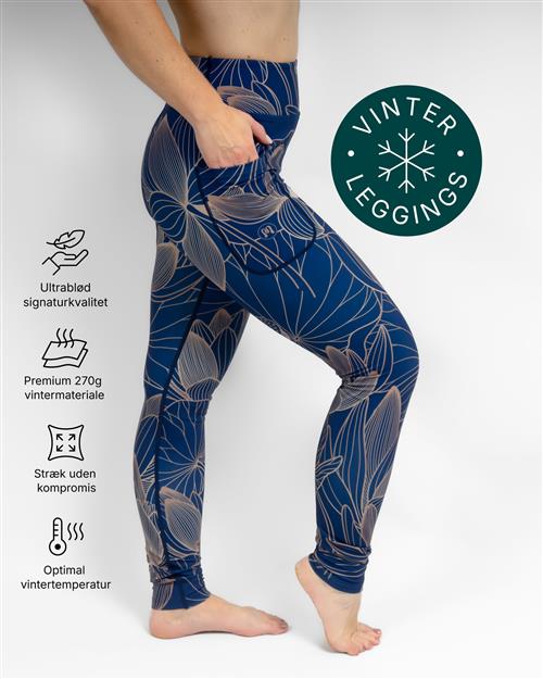 Aya Sapphire Winter Leggings