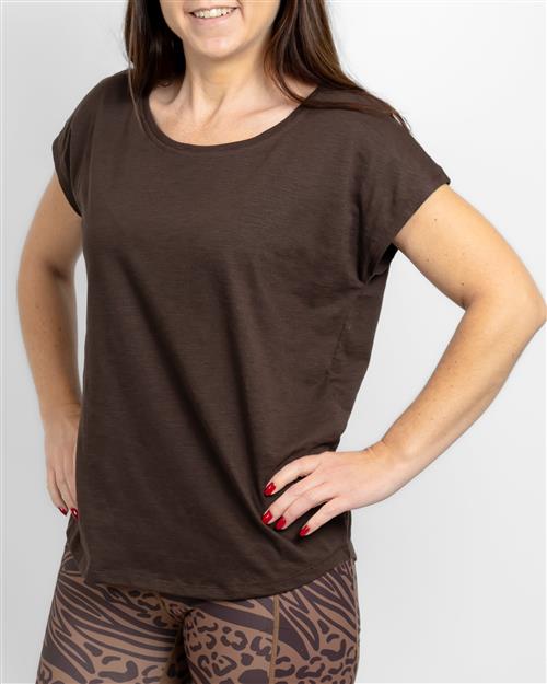 Marley Relaxed Mocha Brown T-Shirt