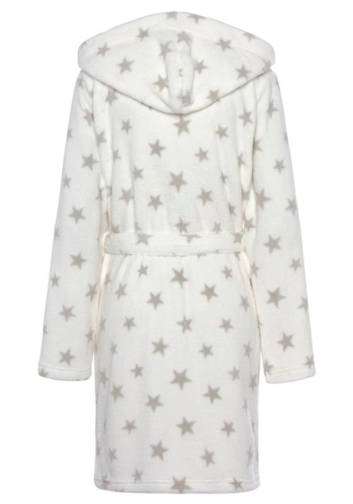 LASCANA Kort badedragt  grå / hvid