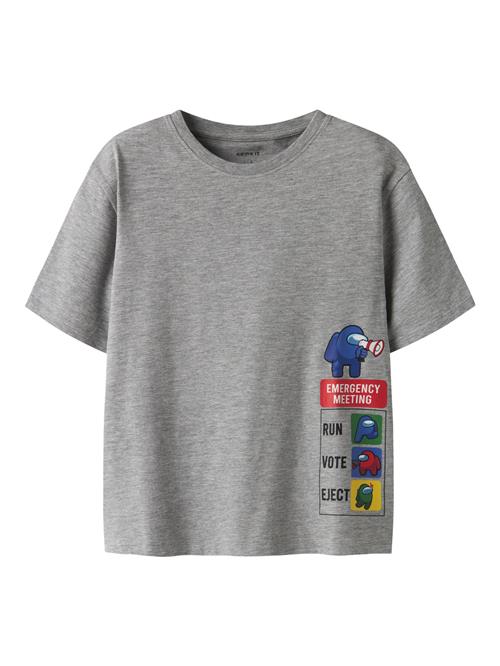 NAME IT T-shirt Dise Amongus Grey Melange