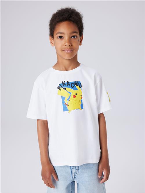 NAME IT Pokemon T-shirt Jeb Bright White