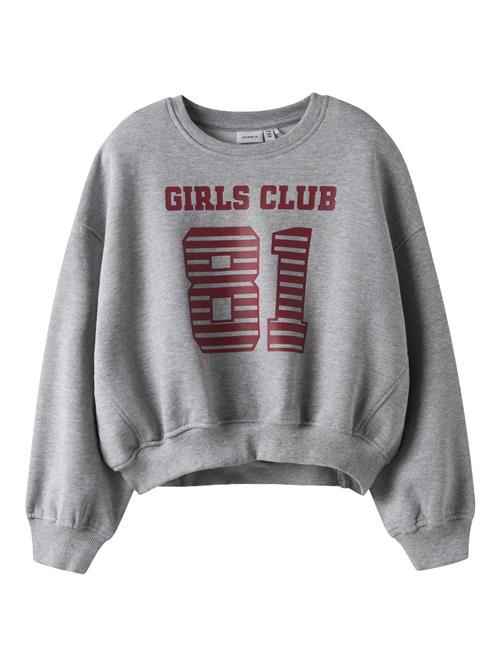 NAME IT Kort Sweatshirt Taya Grey Melange