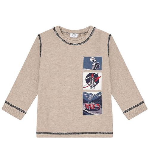 Hust and Claire Bluse - HcSune - Biscuit m. Patches