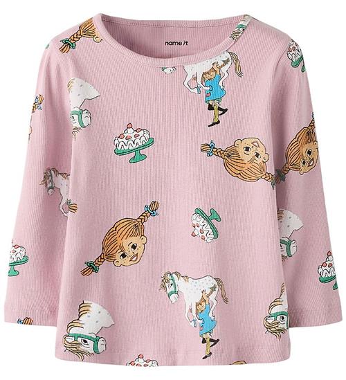 Name It Bluse - Rib - NmfSoca - Pippi - Keepsake Lilac