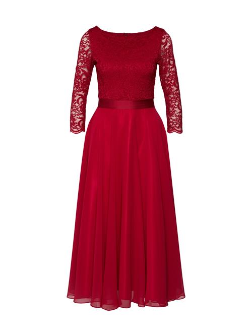 SWING Festkjole  vinrød