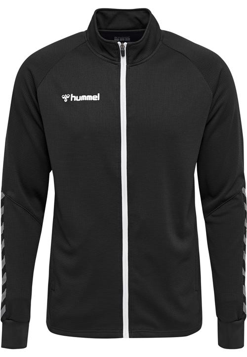 Hummel Sportsjakke 'Authentic'  mørkegrå / sort / hvid
