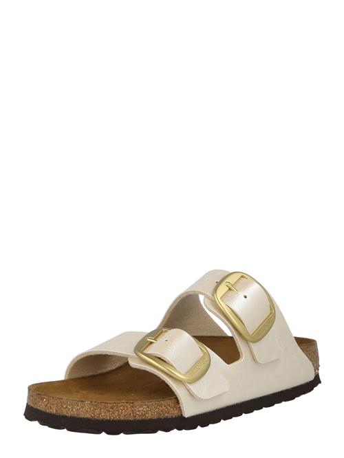 BIRKENSTOCK Pantoletter 'Arizona'  guld / perlehvid