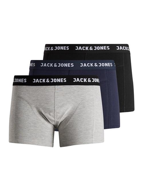 JACK & JONES Boksershorts 'JACAnthony'  navy / grå-meleret / sort / hvid