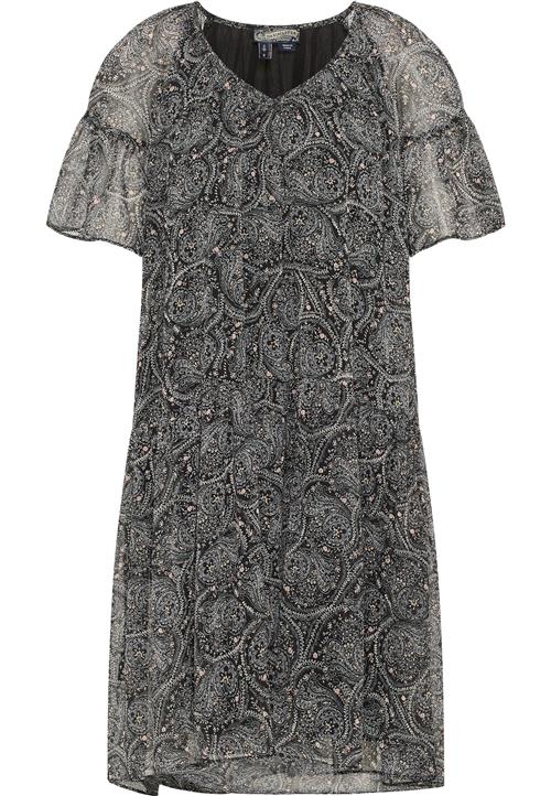 DreiMaster Vintage Kjole  nude / sort / hvid