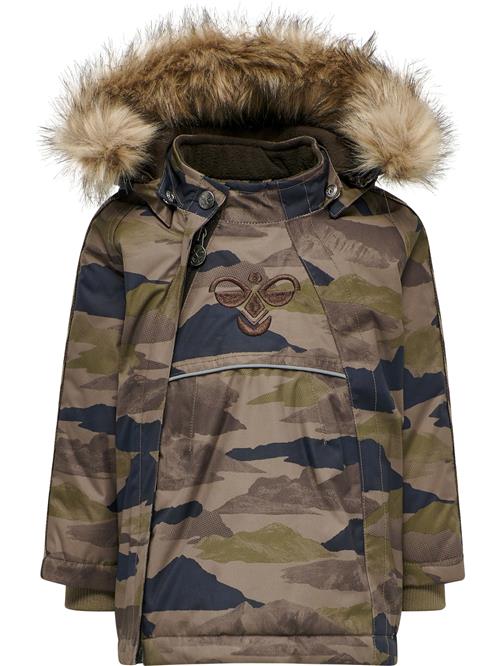 Hummel Overgangsjakke  brun / grøn / sort