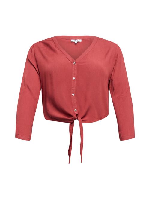 ABOUT YOU Curvy Bluse 'Dylane'  rustrød