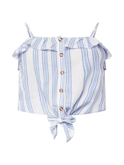 ABOUT YOU Curvy Overdel 'Lissi'  blå / hvid