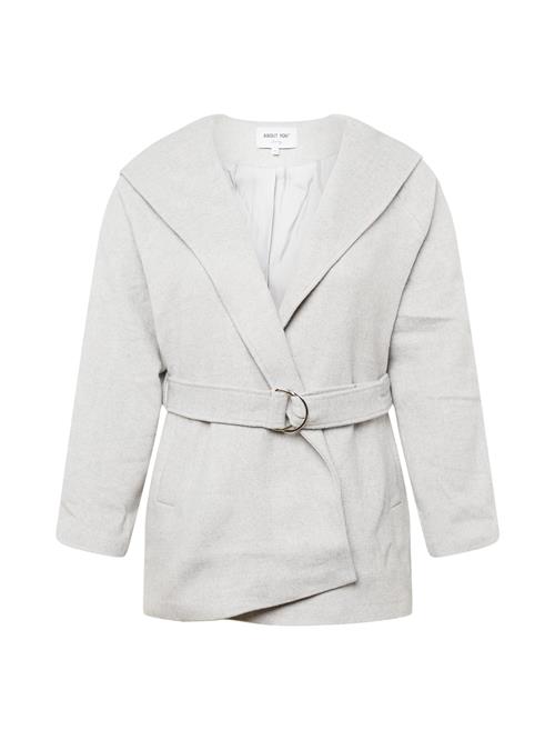 ABOUT YOU Curvy Overgangsfrakke 'Thea'  lysegrå