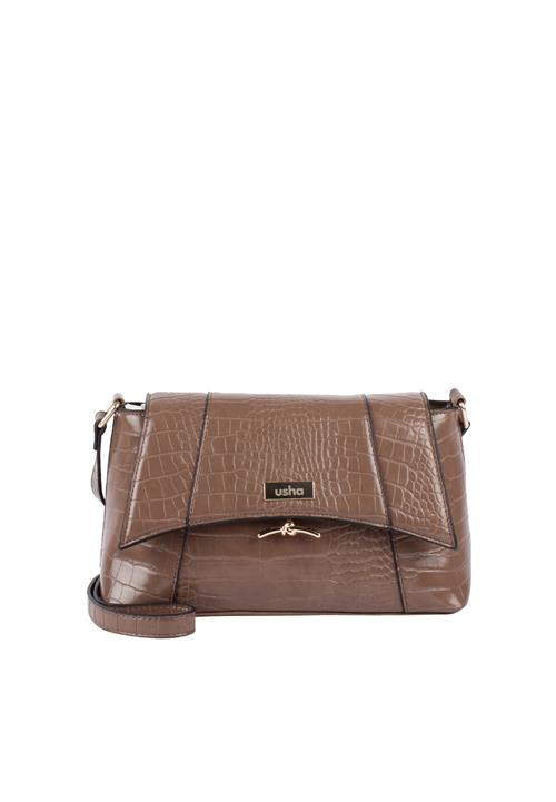 Usha Skuldertaske  taupe